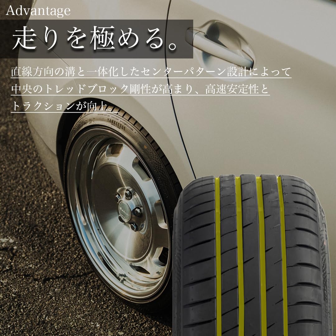 Amazon.co.jp: 4本セット TIREFROG タイヤフロッグ YANKEE701 225